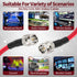 3G/6G/12G 10ft 75 1694A HD-SDI/3G-SDI/6G-SDI/4K 1-Pack Superbat SDI Cable BNC Video Cable Ohm Belden Red Support Video