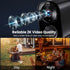 realhide 2026 2K 2.4G/5G, 6-Month IP66 2-Way Enhanced UHD Security Cameras Wireless Outdoor Free Cloud & SD Storage