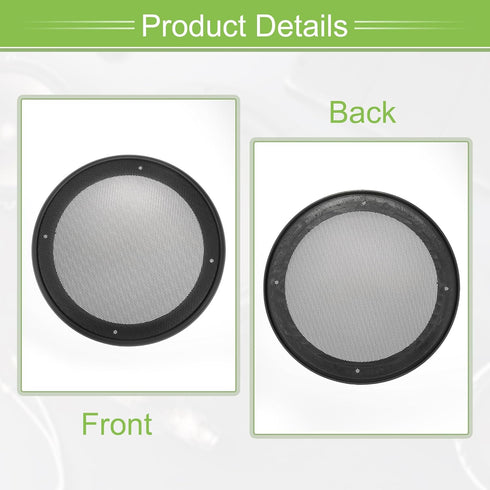ACROPIX Universal 8" Car Speaker Grills Cover Mesh Round 8 Inch Audio Subwoofer Guard Protector Case with Mounting