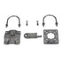 Proxicast Universal Adjustable Wall/Pole Mount Bracket for Outdoor Antennas, Cameras, Lights, and Speakers