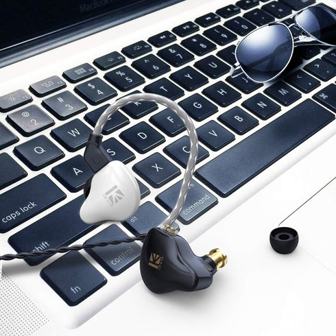 YINYOO KBEAR KS1 In Ear Monitor Bass Earbuds Wired, Clear Sound Stereo Headphones, High Resolution Noise Canceling
