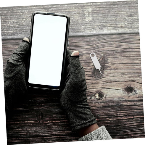 500pcs Housoutil Sim Card Removal Tool: Stainless Steel Pin - Stainless Steel Ejector Pin for Phone - Smooth Portable