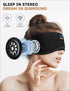 MUSICOZY Sleep Headphones, Bluetooth 5.2 Headband Sleeping Eye Mask, Wireless Music Earbuds for Side Sleepers