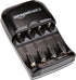 Amazon Basics Rechargeable Battery Charger for AA & AAA Ni-MH Batteries with USB Port, Portable, Travel-Friendly
