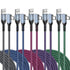 OKRAY 10ft USB C Cable 5-Pack, Right Angle Type C Charger for Samsung Galaxy S21/S20/S10, Pixel, Tab, Fast Charging.