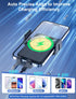 Wireless Car Charger, MOKPR Auto-Clamping Car Mount, 15W/10W/7.5W Fast Charging for iPhone 15/14/13/12 Series, Samsung