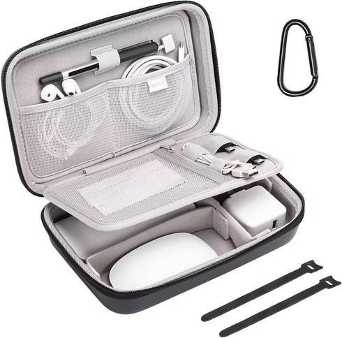 MOSISO Electronic Organizer Travel Case Compatible with MacBook Power Adapter, Compatible with Magic
