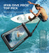 Dexnor IP68 Waterproof Phone Pouch, Universal Cellphone Dry Bag Case for iPhone 15 14 13 Pro Max, Black