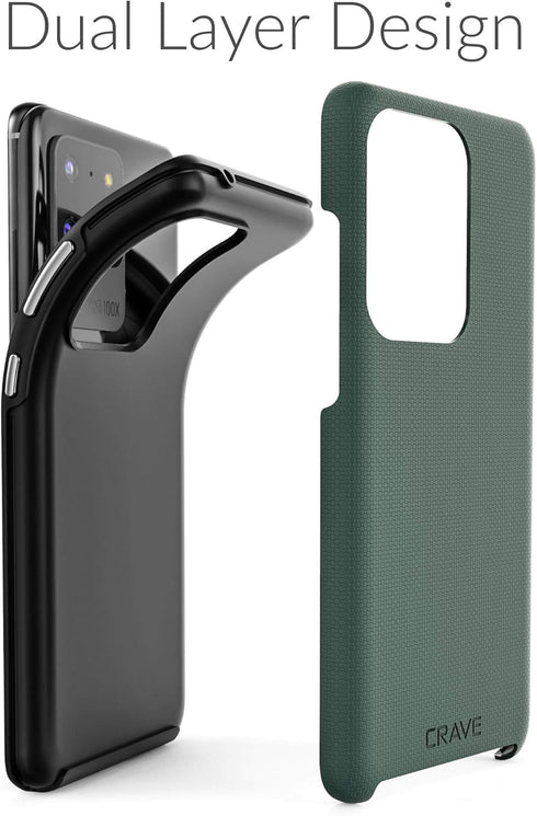 Crave Dual Guard for Samsung Galaxy S20 Ultra Case, Shockproof Protection Dual Layer Case for S20 Ultra 5G