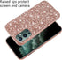 OnePlus 9 Pro Case - Glitter Shockproof Bling Soft TPU & PC, Thin Protective Cover for Women (Rose Gold)