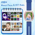 Kids Smart Watch, IP68 Waterproof Fitness Tracker with 1.4'' DIY Watch Face, Heart Rate, SpO2, Sleep Monitor,