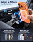 Miracase for MagSafe Car Mount with Metal Hook Clip, Magnetic Phone Holders for Car Phone Holder, Compatible