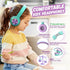PowerLocus PLED Kids Bluetooth Headphones, Wireless with LED Lights, Safe Volume, Micro SD, AUX Cable, Hi-Fi Stereo