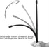 RYDONAIR Short Antenna for Toyota Tundra 2014+ & Tacoma 1995+, 13 inches Flexible Rubber Antenna Replacement