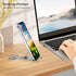Phone Stand for Desk, Adjustable Cell Phone Stands, Foldable Metal Phone Stands for All Smartphone
