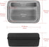 Geekria Shield Speaker Case for Bose Soundlink Max, Hard Shell Portable Cover with Cable Storage (Dark Grey)