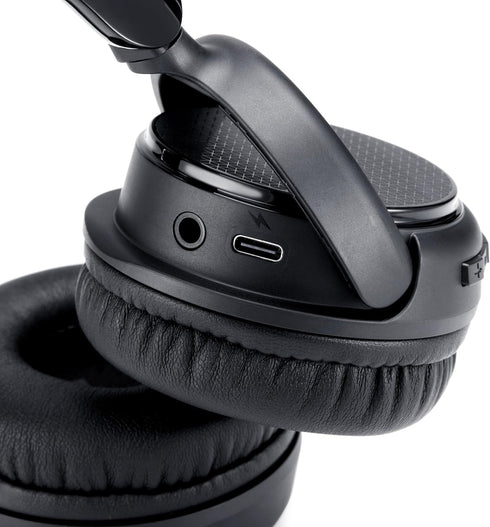 Amazon Basics Bluetooth Wireless On Ear Headphones, 35 Hour Playtime, Foldable, One Size, Black