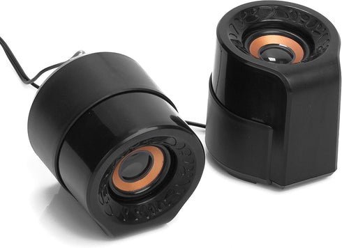 Frisby Audio FS-910 USB Powered Computer Desktop PC Laptop 2.0 Stereo Speakers w/Volume Control, Black