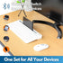 MANHATTAN Set 2.4 180580 Wireless Keyboard and Mouse Bluetooth & GHz for Multi-Device Switching Wireless Keyboard
