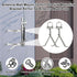 10 Inch (2-Leg 2-Leg) XRDS-RF Antenna Wall Mount Heavy-Duty Stand Off Wall Mast Mount Windproof Mounting Bracket for TV