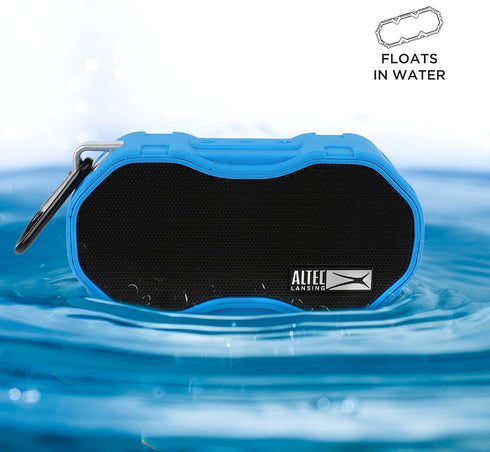 Altec Lansing Baby Boom XL, Waterproof Bluetooth Speaker, Wireless & Portable for Travel, Blue