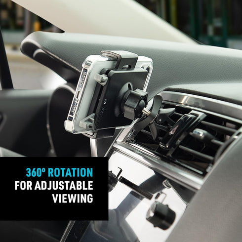 Nite Ize Squeeze Universal Vent Mount - Sturdy Phone Mount & Holder for Car Vent - Black