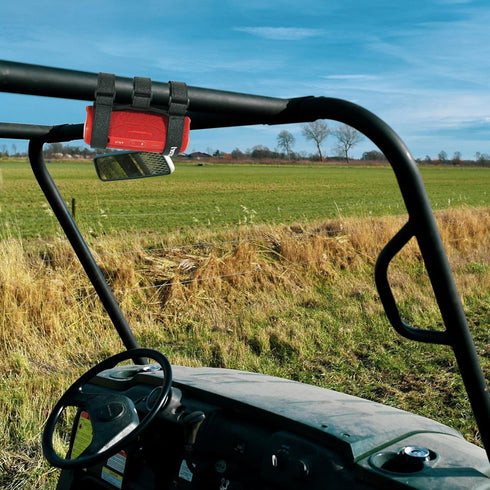 UTV Speaker Mount, Adjustable Portable Mount for Bluetooth Speakers, Fits 1.5-2.0" Roll Bar
