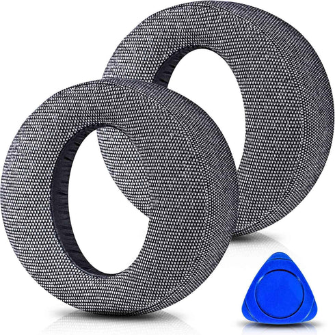 PS5 Earpads Replacement Ear Pads for Playstation 5 Pulse 3D Headset - PS5 Ear Cushions/Ear Cups (Gray Fabric)
