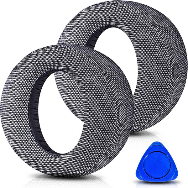 PS5 Earpads Replacement Ear Pads for Playstation 5 Pulse 3D Headset - PS5 Ear Cushions/Ear Cups (Gray Fabric)