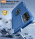 FNTCASE Samsung Galaxy A15-5G Case: Rugged Dual Layer Shockproof Cover with Magnetic Kickstand & Military Grade