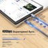 240W USB4 Cable - USB C to C, Fast Charging, Thunderbolt 4/3, 8K/6K@60Hz, 40Gbps for iPhone 15 Pro, MacBook, Samsung