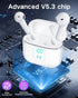 Wireless Earbuds with 5.3 Headphones, 40Hrs Playtime, Waterproof Stereo in-Ear Earphones with Microphone for Sports