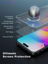 iPhone 15 Screen Protector 6.1" - Anti Blue Light HD Tempered Glass, Easy Installation, Case Friendly, 2 Pack.