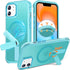 Anqrp 360 Rotatable Stand Magnetic Case for iPhone 12/12 Pro with Adjustable Invisible
