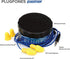 Plugfones Guardian in-Ear Earplug Earbud Hybrid - Noise Reduction in-Ear Headphones(Blue & Yellow)