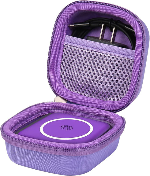 khanka Hard Travel Case for Iseyyox/RTOPS/Hicober/UCOMX Nano 3 in 1 Wireless Charger, Case Only (Purple)