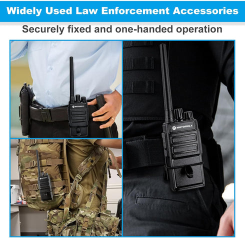 iGuerburn Radio Holster for Duty Belt - Accessories for 1.75"/2"/2.25'' Belts, Law Enforcement Gear