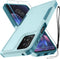 Motorola Moto G 5G 2024 Case (Mint Green) - Full Body Heavy Duty Rugged Shockproof Cover with Tempered Glass Protector