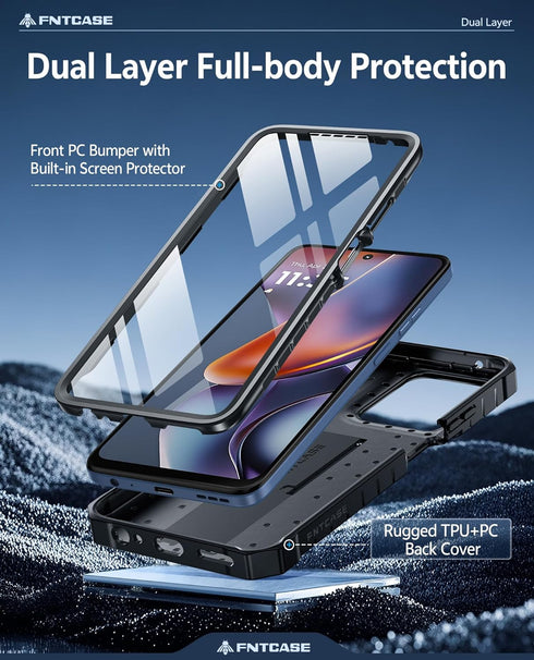 FNTCASE 2026/2025 2026 5G for Moto-G Case: for Motorola Moto G Play Military Grade Drop Proof Protection Cover