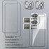 Screen Protector for iPhone 14 Pro Max 6.7 inch, 2 Pcs Front + 2 Pcs Back + 2 Pcs Camera Lens Protector