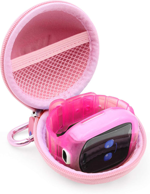 CASEMATIX Smartwatch Travel Case for Little Tikes Tobi, Tobi 2 Robot Smartwatch - Hard Case with Carabiner and