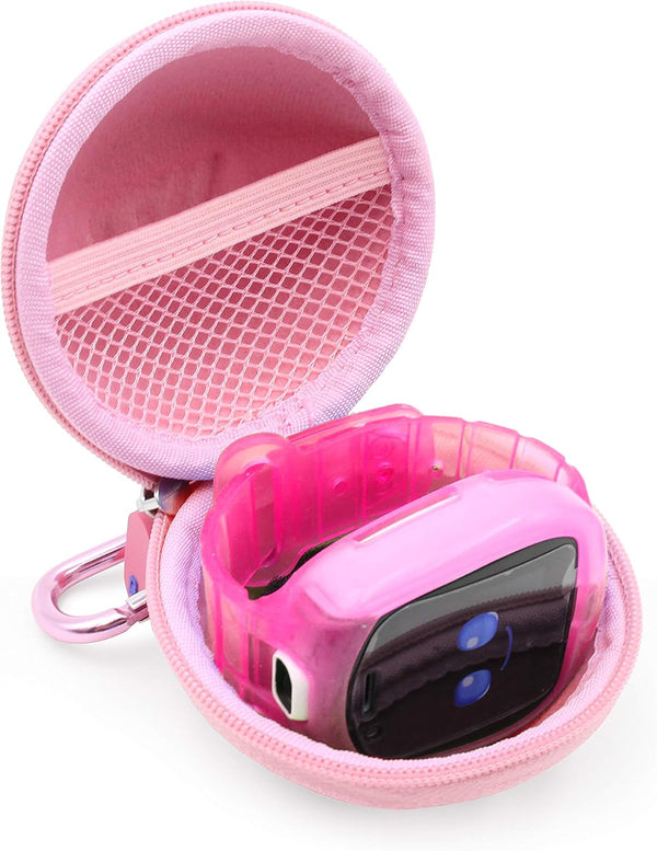 CASEMATIX Smartwatch Travel Case for Little Tikes Tobi, Tobi 2 Robot Smartwatch - Hard Case with Carabiner and