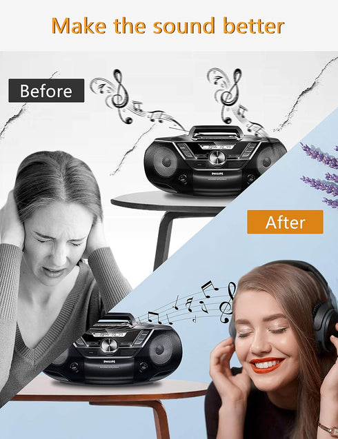 Arsvita Audio Cassette Head Cleaner, Tape Cleaning Kit for Home/Portable/Car Cassette Players