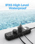 EIGSO Outdoor Power Strip - Weatherproof IPX6 Grade Surge Protector with 3 Wide Outlets and 6 FT Extension Cord