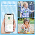 4 Pack Hidden Pin Airtag Holders with 1 Airtag Bracelet, Waterproof Silicone for Kids and Luggage