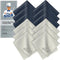 MR.SIGA Premium Microfiber Cleaning Cloths for Lens, Eyeglasses, Screens, Tablets, Glasses, 12