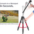 NEEWER Portable Aluminum Alloy 2 in 1 Tripod Monopod, Max 70"/177cm with 3 Way Swivel Pan Head, Carrying Bag