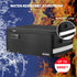 Photo Organizer Box with Lock, Fireproof Storage Box with 16 Clear Photo Cases, Portable with Handle