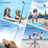 ATUMTEK 51" Selfie Stick Tripod, Extendable Phone Tripod Stand with Bluetooth Remote for iPhone and Android Selfies