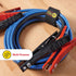 Wrap-It Storage Super-Stretch 12" Cinch Straps - 8 Pack Elastic Hook and Loop for Cord Organizer